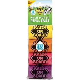 Bags on Board Colored Waste Pick-Up Bags  - 60 count