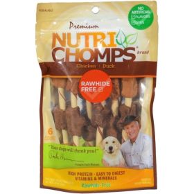 Nutri Chomps Chicken and Duck Kabobs Dog Treat - 6 count