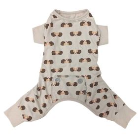 Fashion Pet Hedgehog Dog Pajamas Gray - Medium