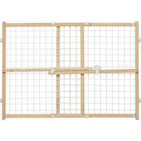 MidWest Wire Mesh Wood Presuure Mount Pet Safety Gate - 24" tall - 1 count