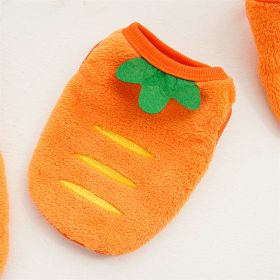 Pet Dog Winter Warm Carrot Clothes (Option: Puppy Orange Carrot-XXS)