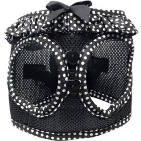 Black and White Polka Dot Ruffle (Option: X-Small)