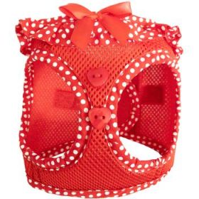 Red Polka Dot Ruffle (Option: X-Small)