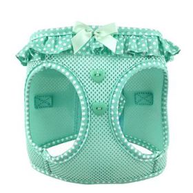 Teal Polka Dot Ruffle (Option: 3X-Large)