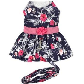 Moonlight  Sails Harness Dress with Matching Leash (Option: Xlarge)