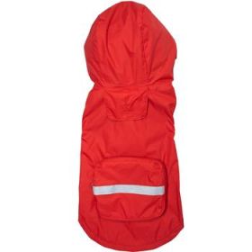 Packable Raincoat - Red (Option: X-Large)