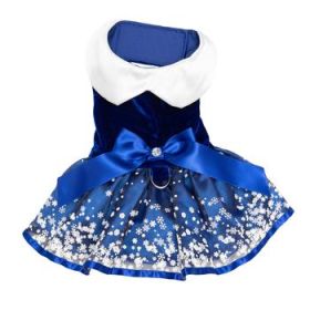 Holiday Dress- Snowflakes (Option: X-Small)