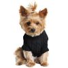 Dog Cable Knit 100% Cotton Sweater         Jet Black