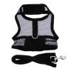 Cool Mesh Dog Harness - Solid Black