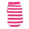 Polos Striped - Pink Yarrow & White