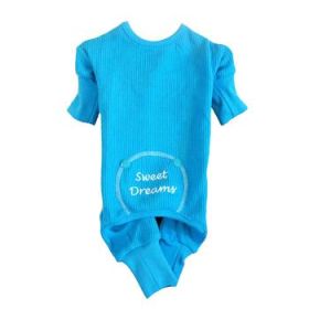 Blue Sweet Dreams Thermal Pajamas (Option: Large)