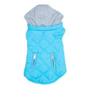 Weekender Dog Sweatshirt Hoodie - Light Blue (Option: Large)