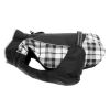 Alpine All-Weather Dog Coat -Black and White Plaid