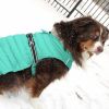 Alpine Flannel Dog Coat - Brown and Blue Plaid