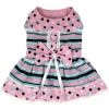 NEW Dots & Stripes Harness Dress - Pink & TealNew Spring 2024