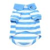 Polos Striped - Blue Niagra & White