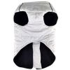 Zip-up Dog Puffer Vest - White