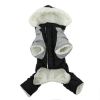 Black and Grey Ruffin It Dog Snow Suit Harness