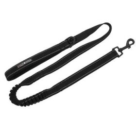 Soft Pull Traffic Dog Leash - Black (Option: One Size)