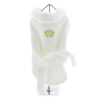 Luxury Dog Bath Robe - Gold Crown